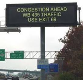 Resultado de imagen para congestion warning dynamic message sign